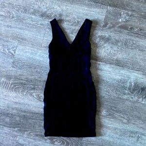 Bebe EUC XS little black dress bandage dress mini dress bodycon